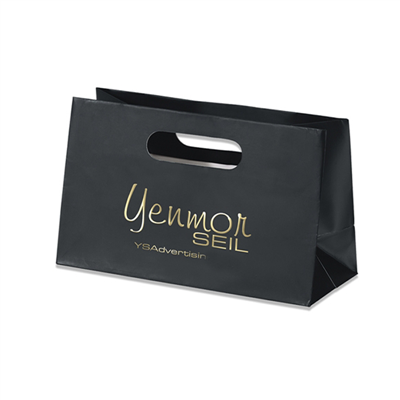 أكياس ورقية هدايا أسود غير لامع